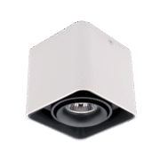 DL-044 ΤΕΤΡΑΓΩΝΟ ΜΟΝΟ ΣΠΟΤ ΕΞΩΤΕΡΙΚΗΣ ΤΟΠΟΘΕΤΗΣΗΣ ΜΑΥΡΟ/ΛΕΥΚΟ