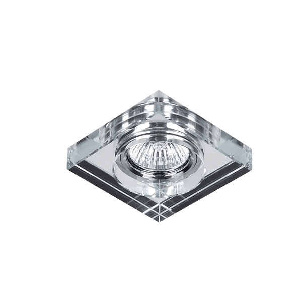 CL-25 ΣΠΟΤ ΤΕΤΡΑΓΩΝΟ MR16 ΔΙΑΦΑΝΟ ΓΥΑΛΙ - Image 1