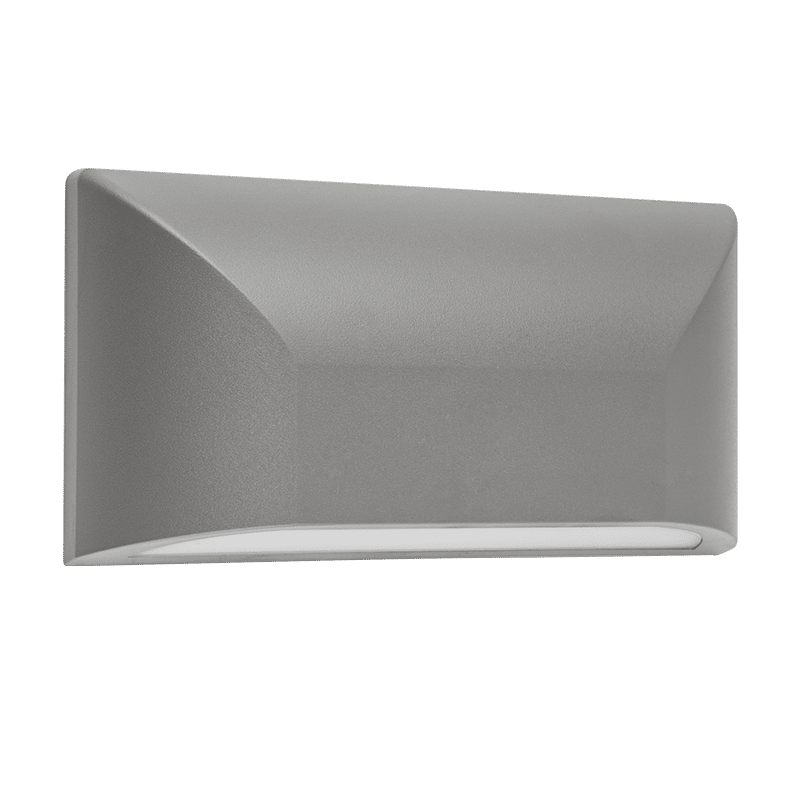 GR-114 GRF05 LED ΑΠΛΙΚΑ ΕΞΩΤ. ΧΩΡΟΥ 6W 4000K IP65 ΓΚΡΙ - Image 1