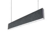 ΗΧΟΑΠΟΡΡΟΦΙΤΙΚΟ LED ΠΡΟΦΙΛ ΚΡΕΜΑΣΤΟ S36 20W 4000K ΓΚΡΙ