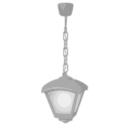 DARIO 250 GARDEN HANGING LAMP 1XE27 IP55 GREY