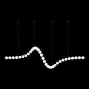 PEARL LED PENDANT 66W 3000K, GOLD