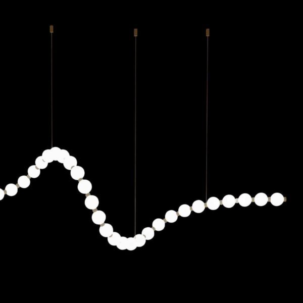 PEARL LED PENDANT 66W 3000K, GOLD - Image 3