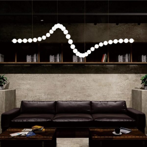 PEARL LED PENDANT 66W 3000K, GOLD - Image 2