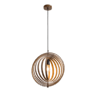 WOODY-R ΚΡΕΜΑΣΤΟ ΦΩΤΙΣΤΙΚΟ 1XE27 D380mm