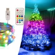 Smart Χριστουγεννιάτικα Λαμπάκια LED RGB 100τμχ IP67