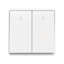 LONDON TWO BUTTONS TWO WAY SWITCH WHITE