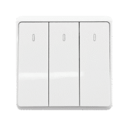 LONDON THREE BUTTONS ONE WAY SWITCH WHITE
