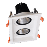 ΔΙΠΛΟ ΚΙΝΟΥΜΕΝΟ LED ΣΠΟΤ 2X15W 230V 4000K ΛΕΥΚΟ