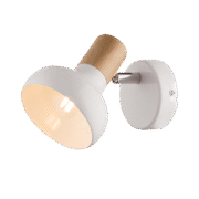 ADDY ΣΠΟΤ 1XE14 ΛΕΥΚΟ ΛΕΥΚΟ/ΞΥΛΟ