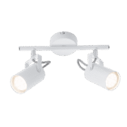 IZZY ΣΠΟΤ 2xGU10 ΛΕΥΚΟ