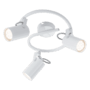 IZZY ΣΠΟΤ 3xGU10 ΛΕΥΚΟ