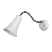 SAM ΣΠΟΤ 1XE27 ΛΕΥΚΟ ΜΕ ΔΙΑΚΟΠΤΗ