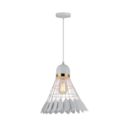 SHUTTLE ΚΡΕΜΑΣΤΟ ΦΩΤΙΣΤΙΚΟ 1XE27 ΛΕΥΚΟ