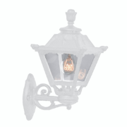 GOLIA WALL LANTERN UPWARD 1XE27 IP55 WHITE