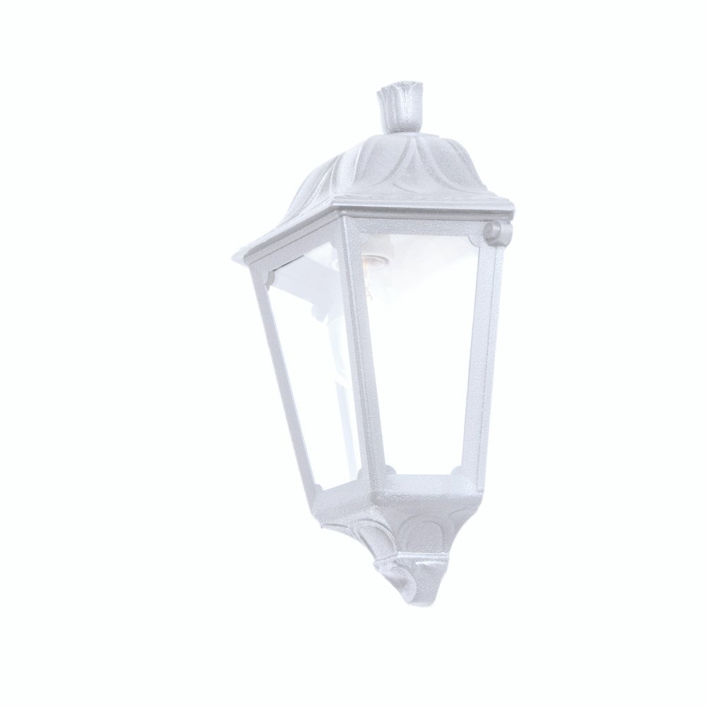 WH-772 IESSE WALL HALF LANTERN 1XE27 IP55 WHITE - Image 1