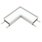 L-ΚΟΝΕΚΤΟΡΑΣ ΓΙΑ ΧΩΝΕΥΤΟ ΠΡΟΦΙΛ ELMARK 3000K ΛΕΥΚΟ