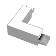 L-ΚΟΝΕΚΤΟΡΑΣ ΓΙΑ ΕΞΩΤΕΡΙΚΟ ΠΡΟΦΙΛ ELMARK 3000K ΛΕΥΚΟ