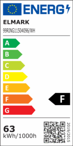 RINGS LED ΣΤΡΟΓΓΥΛΟ ΦΩΤΙΣΤΙΚΟ 63W 4000K D1150 ΛΕΥΚΟ - Image 2