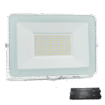 VEGA100 SLIM SMD 100W LED ΠΡΟΒΟΛΕΑΣ 3000K WH+ ΚΙΤ ΑΣΦΑΛΕΙΑΣ