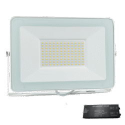 VEGA100 SLIM SMD 100W LED ΠΡΟΒΟΛΕΑΣ 3000K WH+ ΚΙΤ ΑΣΦΑΛΕΙΑΣ