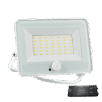 VEGA30 SLIM 30W LED ΠΡΟΒΟΛΕΑΣ + SEN 3000K WH+ ΚΙΤ ΑΣΦΑΛΕΙΑΣ