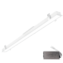 ELMARK LED ΠΡΟΦΙΛ ΧΩΝΕΥΤΗΣ ΤΟΠΟΘΕΤΗΣΗΣ 600mm 24W 4000K ΛΕΥΚΟ + EMERGENCY KIT