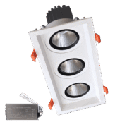 ΤΡΠΛΟ LED ΣΠΟΤ3X15W 230V 4000K WH+ΚΙΤ ΚΙΤ ΑΣΦΑΛΕΙΑΣ