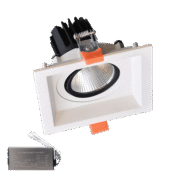 ΤΕΤΡΑΓΩΝΟ LED ΣΠΟΤ  30W 230V 4000K WH+ΚΙΤ ΑΣΦΑΛΕΙΑΣ