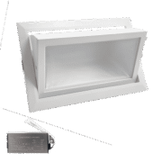 ΧΩΝΕΥΤΟ ΣΠΟΤ EL-6705 40W 4000K, ΛΕΥΚΟ+ΚΙΤ ΑΣΦΑΛΕΙΑΣ