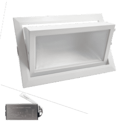 ΧΩΝΕΥΤΟ ΣΠΟΤ EL-6705 40W 4000K, ΛΕΥΚΟ+ΚΙΤ ΑΣΦΑΛΕΙΑΣ