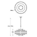 ZUMA LINE PENDANT CONSTANTINOPLE P0567-08C-7G 8XG9 - Image 4