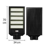 Ηλιακός Προβολέας Δρόμου 500W με Τηλεχειριστήριο και Αδιάβροχη Προστασία IP65 – WL-SSL-S05 - Image 3