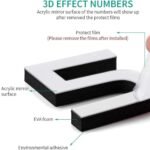 100382 Ρολόι Τοίχου Numbers And Letters Black Do It Yourself - Image 3