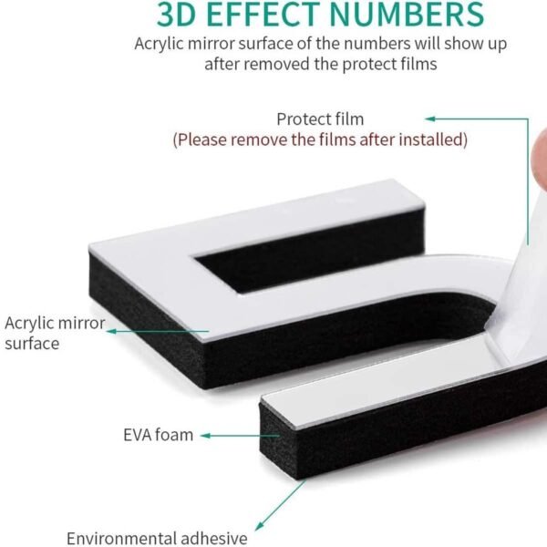 100382 Ρολόι Τοίχου Numbers And Letters Black Do It Yourself - Image 3