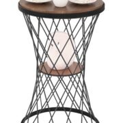 TBBT-12 ΒΟΗΘ. ΤΡΑΠΕΖΑΚΙ ΜΑΥΡΟ-ΞΥΛΟ ΣΧΔ. ΣΤΑΥΡΩΤΟ