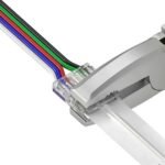 101548 Ταχυσύνδεσμος Ταινίας LED COB RGB+W 12mm Με Καλώδιο 15cm (5 PIN) - Image 3