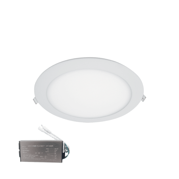 99LED973CWE LED ΠΑΝΕΛ ΣΤΡΟΓΓΥΛΟ ΧΩΝΕΥΤΟ 18W 6400K+ ΚΙΤ ΑΣΦΑΛΕΙΑΣ - Image 1