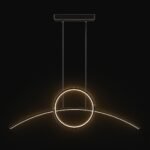 GB6584 LED Minimal Κρεμαστό Φωτιστικό 36W Dimmable με Χειριστήριο - Image 2