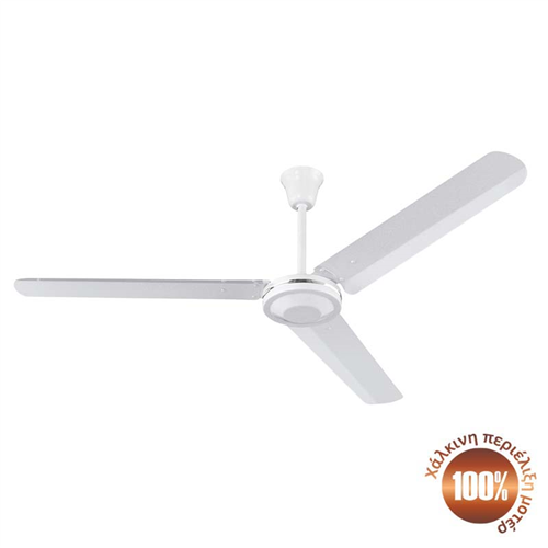 02-00101 ΑΝΕΜΙΣΤΗΡΑΣ ΟΡΟΦΗΣ 56"75W ΛΕΥΚΟΣ FC3-140 - Image 1