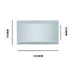 100221 Απλίκα τοίχου LED 7Watt Θερμό Λευκό 90mmX16mmX60mm - Image 2