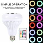 100288 Λάμπα E27 12Watt Bluetooth με Ηχείο και Ασύρματο Χειριστήριο RGBW - Image 3