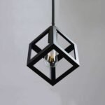 100303 CUBE Μεταλλικό Κρεμαστό Φωτιστικό 1XE27 - Image 3