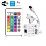 100857 Ασύρματος WiFi LED RGB Controller Smart Home με IR & 2 Εξόδους – 12-24V / 288W – Συμβατός με Alexa & Google Home