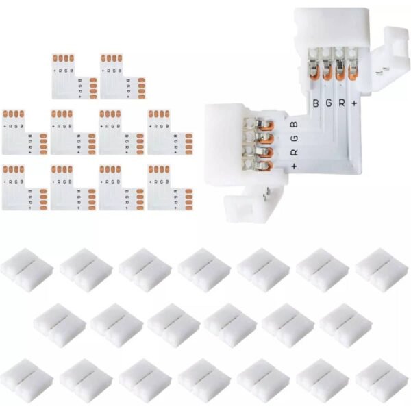 100990 Κονέκτορας L για Ταινία LED 7.2 & 14.4 Watt RGB - Image 2