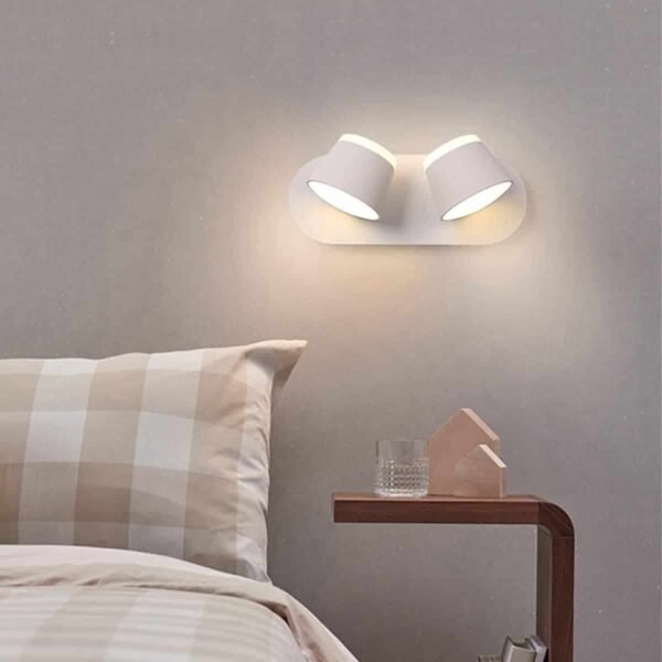 101050 Mason Διπλή Μεταλλική Απλίκα LED 12W 4000K Λευκό - Image 2