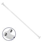 2Χ150cm Σκαφάκι Μεταλλικό για T8 LED Ενός Άκρου IP20