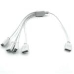 101350 Ταχυσύνδεσμος Τροφοδοσίας Splitter 1 σε 4 – 4 PIN Female για Ταινίες LED RGB 10mm