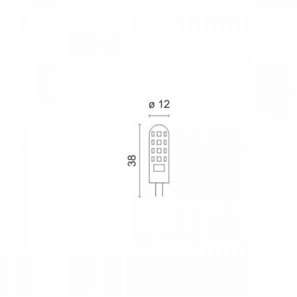 ΛΑΜΠΤΗΡAΣ LED 12V G4 3W 4000K - Image 2