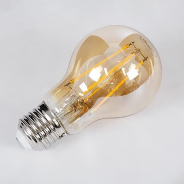 GloboStar® 99038 Λάμπα LED Filament E27 A60 Γλόμπος 10W 900lm 2200K Dimmable Μελί Γυαλί - Image 3